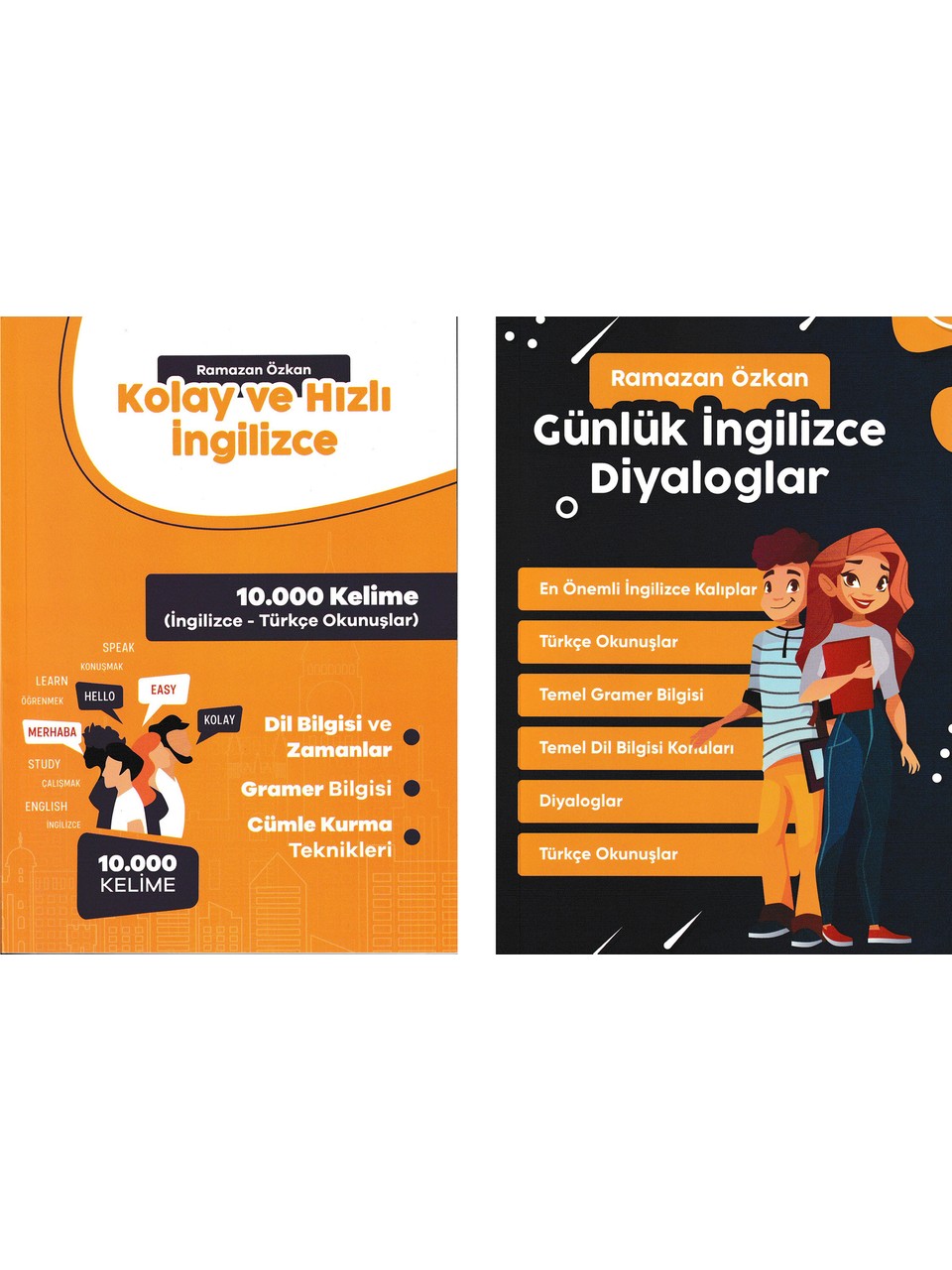 Günlük İngilizce Diyaloglar - Kolay ve Hızlı İngilizce (2 Kitap)